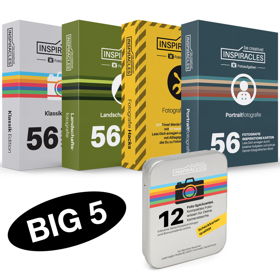 Inspiracles Big 5 Fotografie Bundle