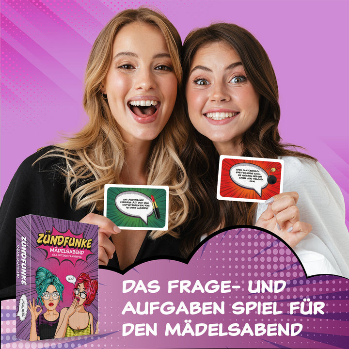 Zündfunke Fragen für Mädelsabend - 110 Fragekarten
